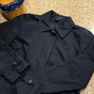 Chaps Navy Blue Lined Coat Women’s Size Medium